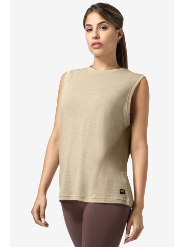 super.natural Trainingstop "Boxy" in Beige