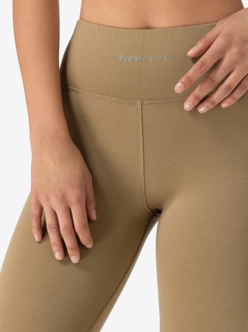 super.natural Trainingsleggings "High Rise" in Beige