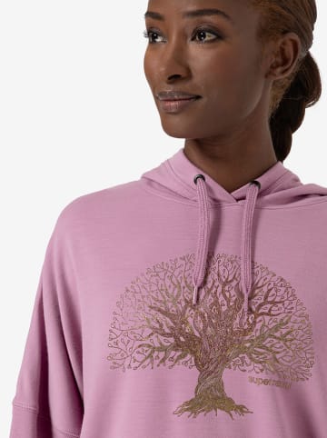 super.natural Hoodie "Feel Good Tok" in Rosa
