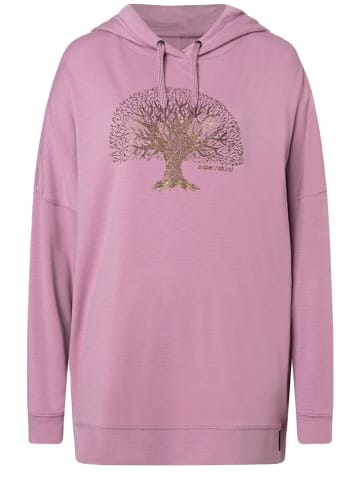 super.natural Hoodie "Feel Good Tok" in Rosa