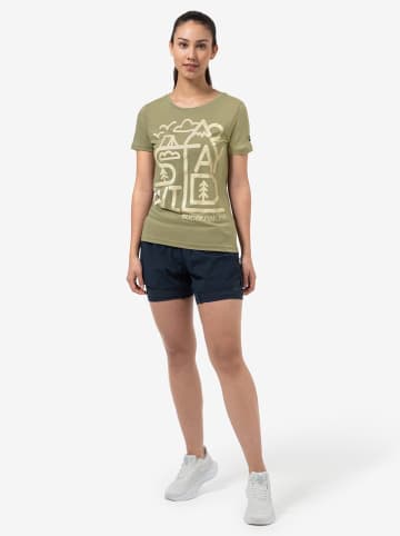 super.natural Shirt "Stay Wild" groen