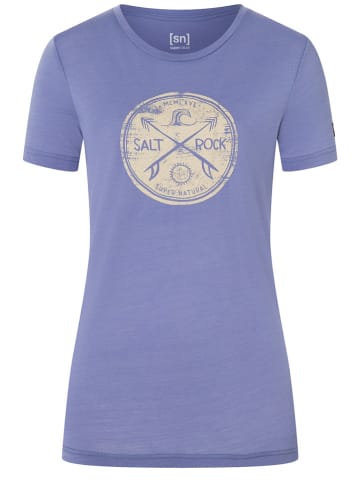 super.natural Koszulka "Salt & Rock" w kolorze fioletowym
