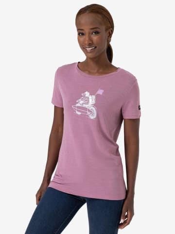 super.natural Shirt "Supermotor Bear" lichtroze