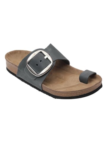 Ballerin's Leren teenslippers "Afrodisias" blauw