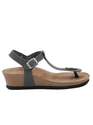 Ballerin's Leren teenslippers "Amorium" blauw
