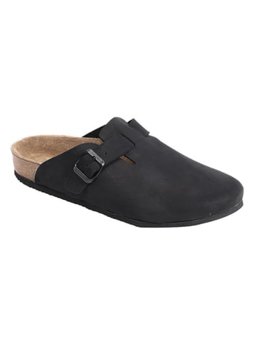 Ballerin's Leder-Clogs "Iotape" in Schwarz