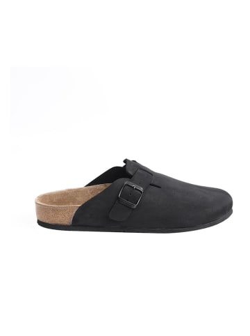 Ballerin's Leren clogs "Iotape" zwart