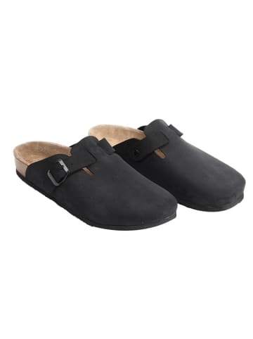 Ballerin's Leren clogs "Iotape" zwart