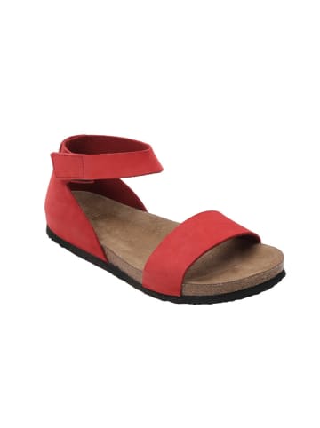 Ballerin's Leder-Sandalen "Limya" in Rot