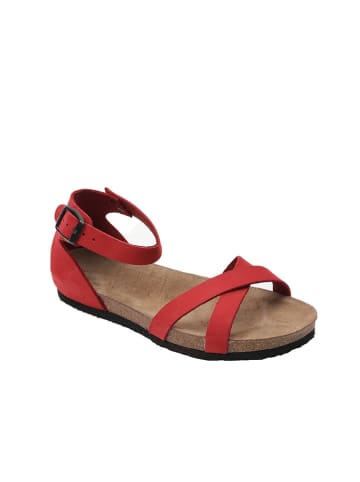 Ballerin's Leren sandalen "Milet" rood