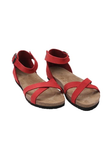 Ballerin's Leren sandalen "Milet" rood