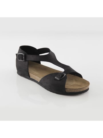 Ballerin's Leren sandalen "Myra" zwart