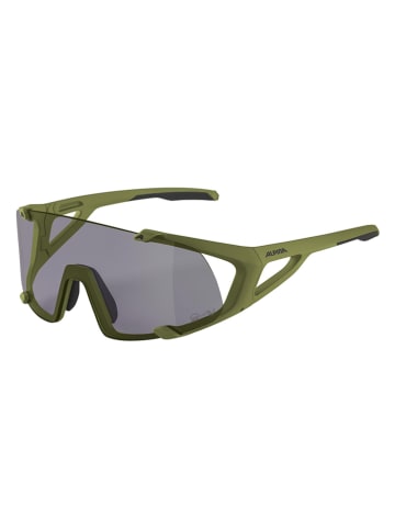 Alpina Okulary sportowe "Hawkeye S Q-LITE V" w kolorze zielonym