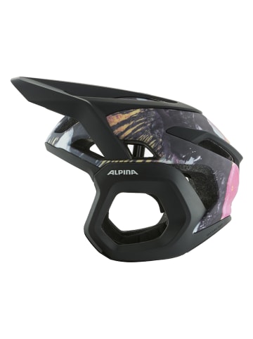 Alpina Kask rowerowy "Rootage Evo" w kolorze czarnym ze wzorem