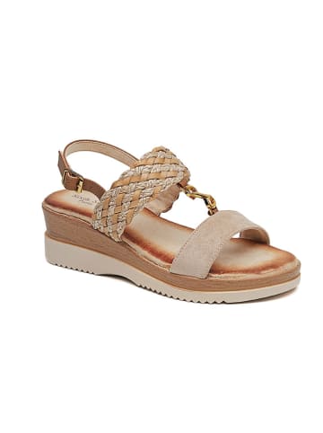 Sixth Sens Sleehaksandalen beige