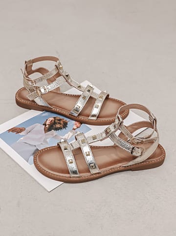 Sixth Sens Sandalen goudkleurig