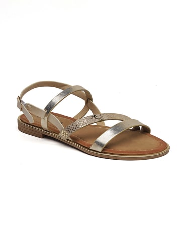 Sixth Sens Sandalen goudkleurig