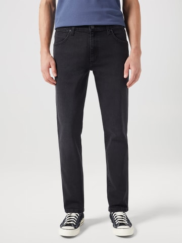 Wrangler Spijkerbroek - straight fit - zwart