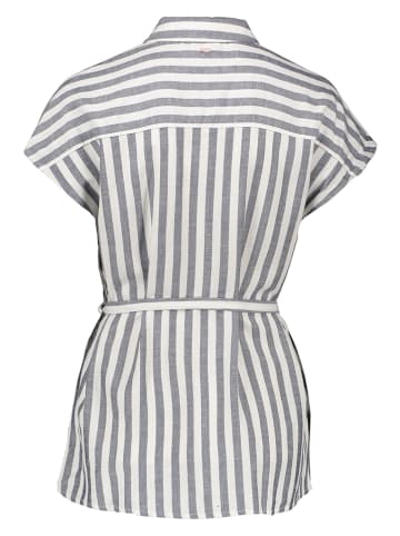 NÜMPH Blouse grijs/wit