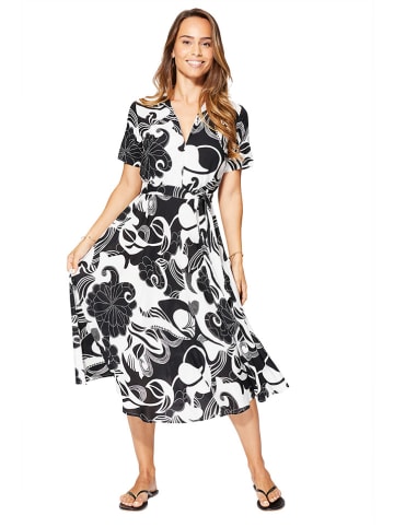 Aller Simplement Kleid in Schwarz/ Weiß
