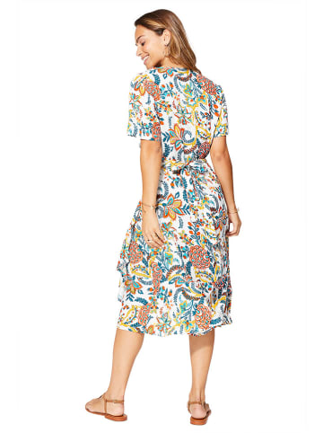 Aller Simplement Kleid in Weiß/ Bunt