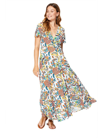 Aller Simplement Kleid in Weiß/ Bunt