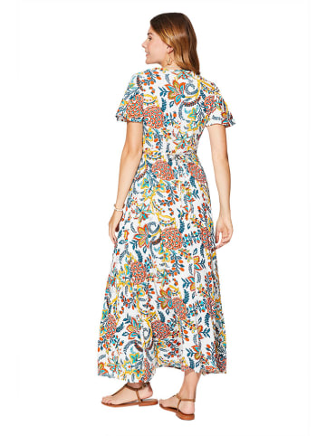 Aller Simplement Kleid in Weiß/ Bunt