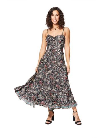 Aller Simplement Kleid in Schwarz/ Creme