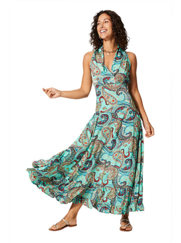 Aller Simplement Jurk turquoise/rood