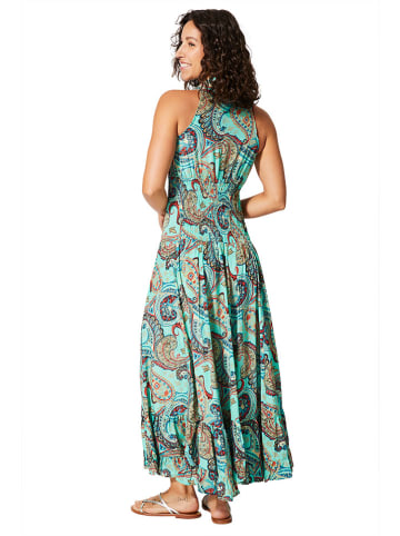 Aller Simplement Jurk turquoise/rood