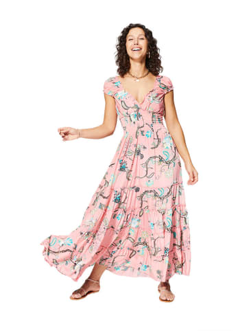 Aller Simplement Kleid in Rosa