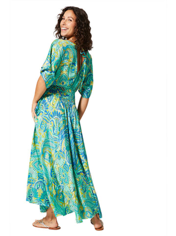 Aller Simplement Kleid in Grün/ Blau
