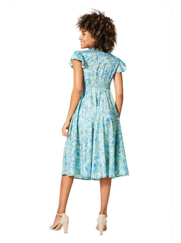 Aller Simplement Kleid in Türkis/ Blau