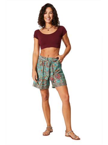 Aller Simplement Short turquoise/rood