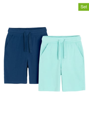 COOL CLUB 2-delige set: shorts turquoise/donkerblauw