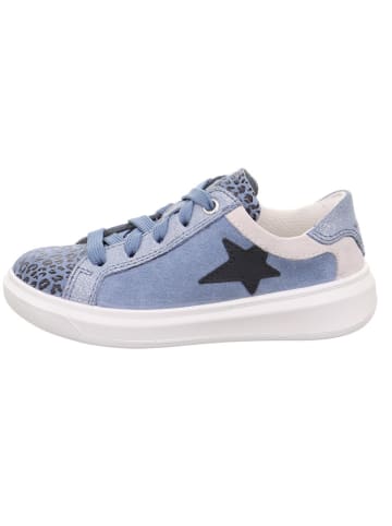 superfit Leren sneakers "Cosmo" blauw/wit