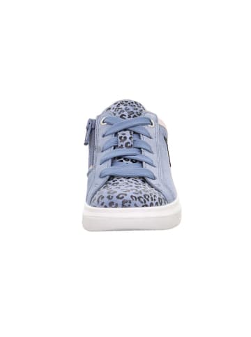 superfit Leren sneakers "Cosmo" blauw/wit