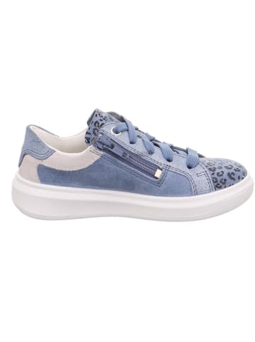 superfit Leren sneakers "Cosmo" blauw/wit