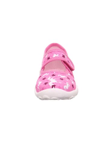 superfit Hausschuhe "Bonny" in Rosa/ Weiß