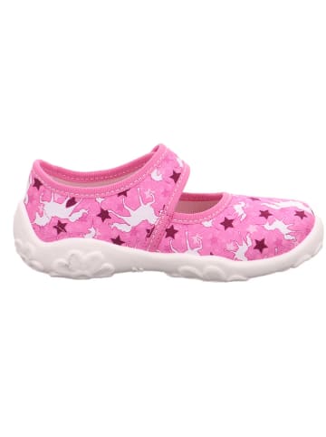superfit Hausschuhe "Bonny" in Rosa/ Weiß
