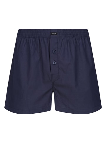 LEE Underwear 2er-Set: Boxershorts "Chan" in Dunkelblau/ Blau