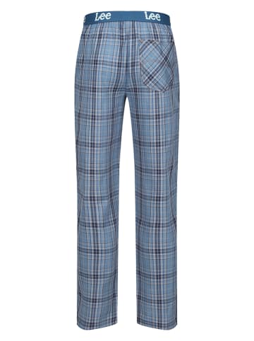 LEE Underwear Spodnie piżamowe "Pecos" w kolorze niebieskim