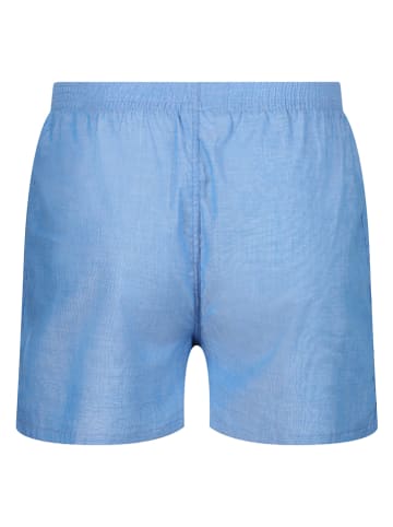 LEE Underwear 2er-Set: Boxershorts "Mills" in Dunkelblau/ Hellblau