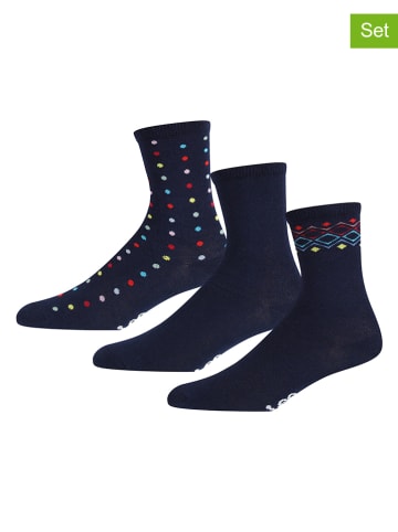 LEE Underwear 3er-Set: Socken "Jianna" in Dunkelblau