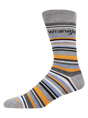 Wrangler 3er-Set: Socken "Denholm" in Schwarz/ Grau