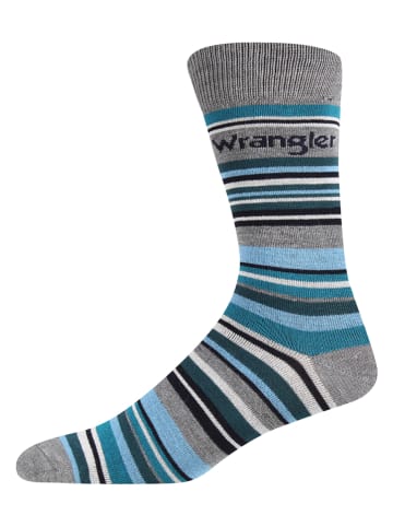 Wrangler 3er-Set: Socken "Denholm" in Schwarz/ Grau