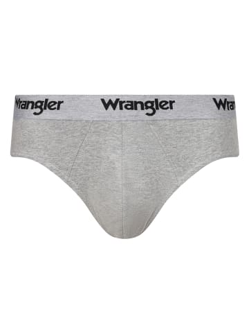 Wrangler 3er-Set: Slips "Norrie" in Schwarz/ Weiß/ Grau