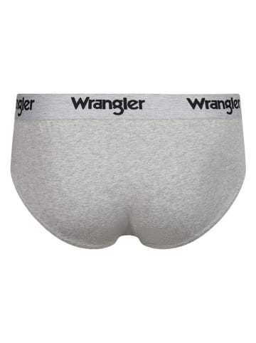 Wrangler 3er-Set: Slips "Norrie" in Schwarz/ Weiß/ Grau