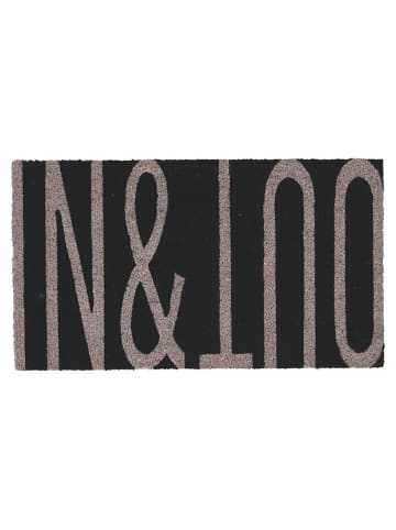 Villa d´Este Kokos-Fußmatte "Bigismore" in Schwarz - (L)70 x (B)40 cm