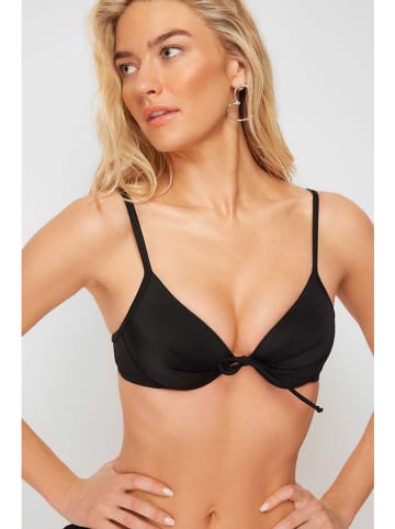 trendyol Biustonosz bikini w kolorze czarnym